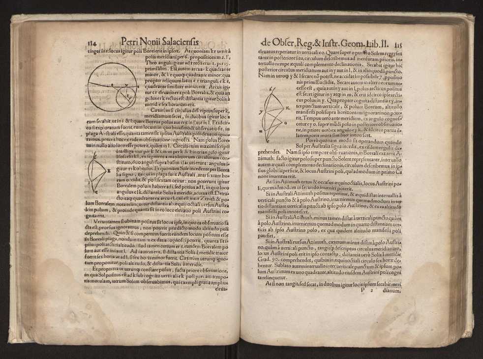 Petri Nonii Salaciensis opera: quae complectuntur primum, duos libros, in quorum priore tractantur pulcherrima problemata: in altero traduntur ex mathematicis disciplinis regul & instrumenta artis navigandi, quibus varia rerum astronomicarum book.html fico.html listagens wwwbook1~ circa coelestium corporum motus explorare possumus. Deinde, annotationes in Aristotelis problema mechanicum de motu navigii ex remis: item in Georgii Pvrbachii planetarum theoricas annotationes, quibus multa hactenus perperam intellecta, ab allisq[ue] praeterita exponuntur. Eiusdem, de erratis Orontii Finoei liber unus. Postremo, de crepusculis lib. I. cum libello allacen de causis crepusculorum. Quae quemadmodum mole exigua videntur, ita virtute ingentia, lector candide, intelliges 65