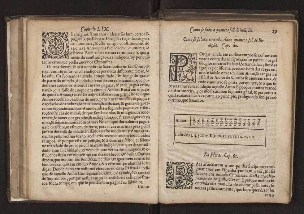 Chronographia reportorio dos tempos, no qual se contem VI. partes, s. dos tempos, esphera, cosmographia, & arte da navegao, astrologia rustica, & dos tempos, & pronosticao dos eclipses, cometas, & samenteiras. O calendario romano, c os eclypses ate 630. E no fim o uso, & fabrica da balhestilha, & quadrante gyometrico, com hum tratado dos relogios 35