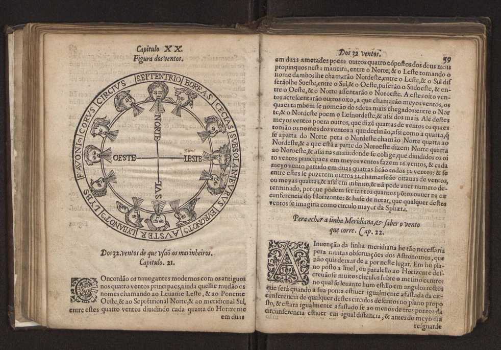 Chronographia reportorio dos tempos, no qual se contem VI. partes, s. dos tempos, esphera, cosmographia, & arte da navegao, astrologia rustica, & dos tempos, & pronosticao dos eclipses, cometas, & samenteiras. O calendario romano, c os eclypses ate 630. E no fim o uso, & fabrica da balhestilha, & quadrante gyometrico, com hum tratado dos relogios 75