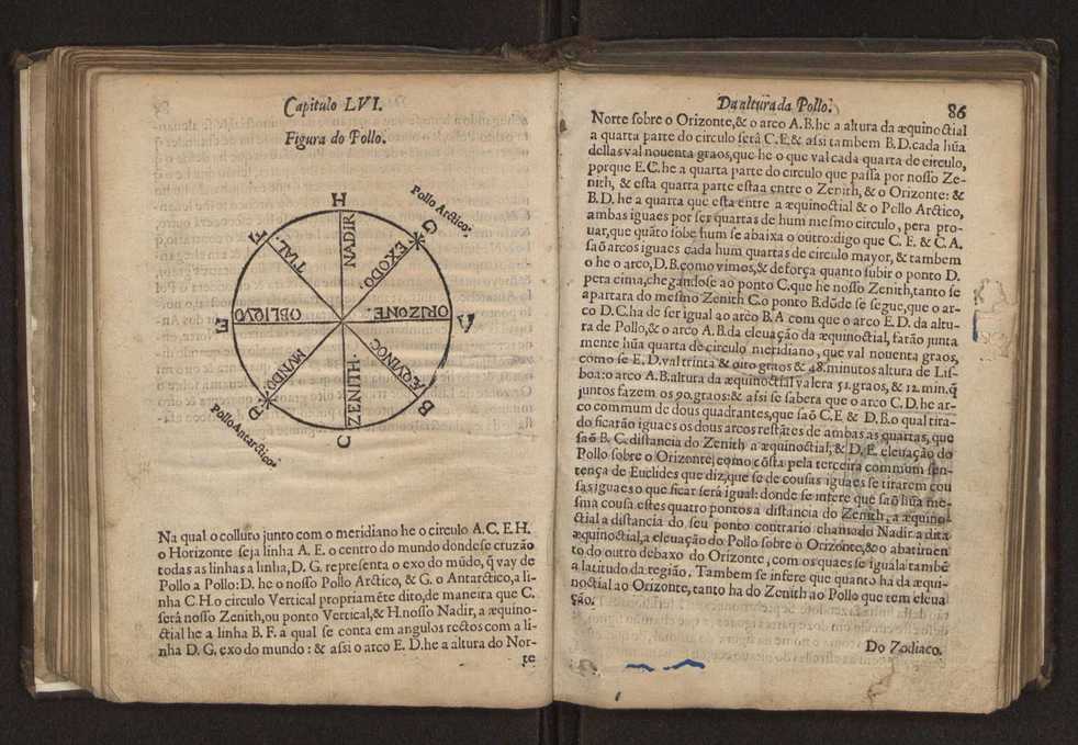 Chronographia reportorio dos tempos, no qual se contem VI. partes, s. dos tempos, esphera, cosmographia, & arte da navegao, astrologia rustica, & dos tempos, & pronosticao dos eclipses, cometas, & samenteiras. O calendario romano, c os eclypses ate 630. E no fim o uso, & fabrica da balhestilha, & quadrante gyometrico, com hum tratado dos relogios 102