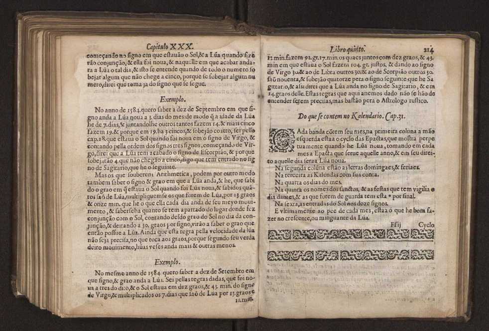 Chronographia reportorio dos tempos, no qual se contem VI. partes, s. dos tempos, esphera, cosmographia, & arte da navegao, astrologia rustica, & dos tempos, & pronosticao dos eclipses, cometas, & samenteiras. O calendario romano, c os eclypses ate 630. E no fim o uso, & fabrica da balhestilha, & quadrante gyometrico, com hum tratado dos relogios 228