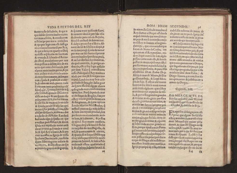 [Chronica dos valerosos e insignes feitos del Rey Dom Ioo II. de gloriosa memoria : em que se refere, sua vida, suas virtudes, seu magnanimo esforo, excellentes costumes, & seu christianissimo zelo] 47