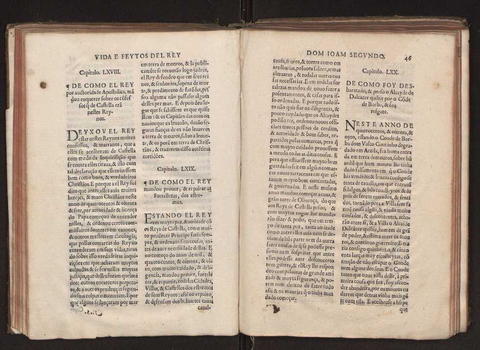 [Chronica dos valerosos e insignes feitos del Rey Dom Ioo II. de gloriosa memoria : em que se refere, sua vida, suas virtudes, seu magnanimo esforo, excellentes costumes, & seu christianissimo zelo] 57