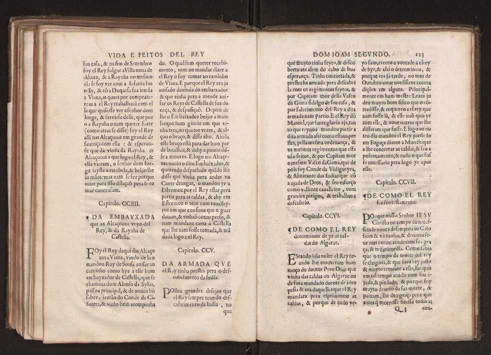 [Chronica dos valerosos e insignes feitos del Rey Dom Ioo II. de gloriosa memoria : em que se refere, sua vida, suas virtudes, seu magnanimo esforo, excellentes costumes, & seu christianissimo zelo] 135