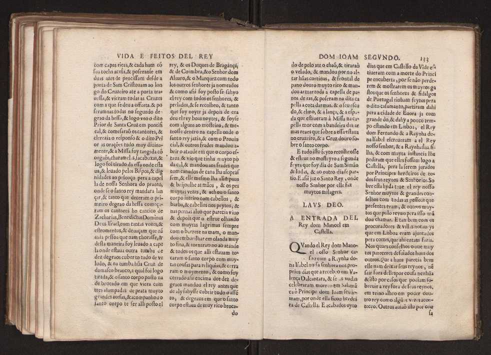 [Chronica dos valerosos e insignes feitos del Rey Dom Ioo II. de gloriosa memoria : em que se refere, sua vida, suas virtudes, seu magnanimo esforo, excellentes costumes, & seu christianissimo zelo] 145