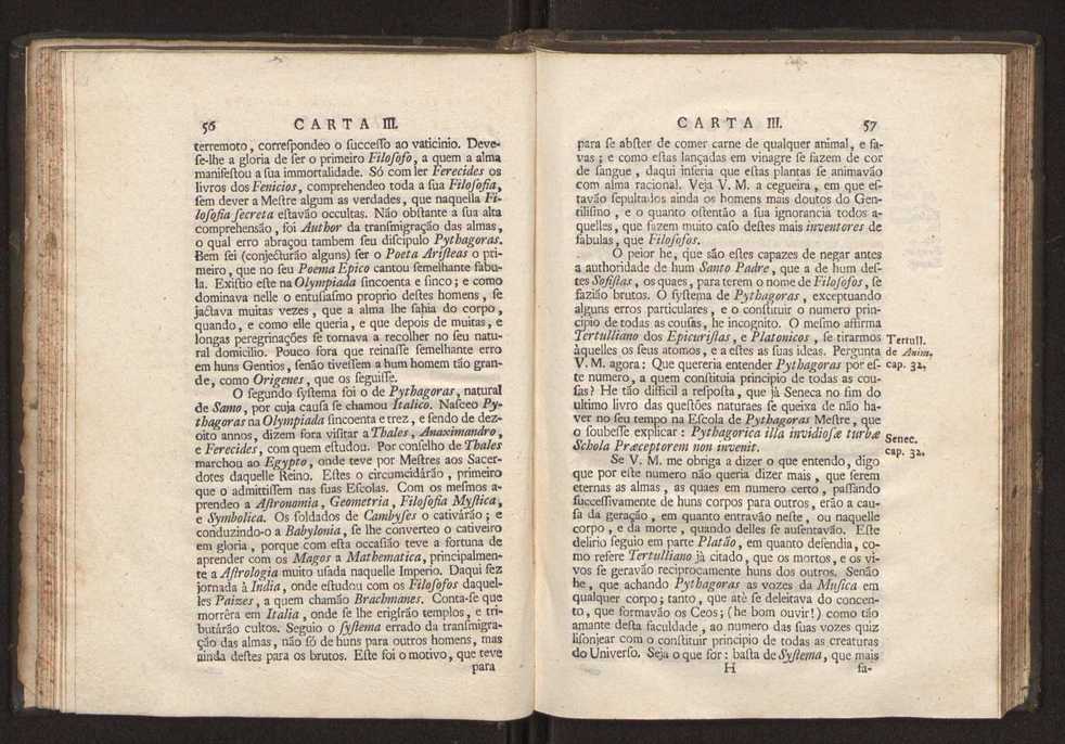 Cartas, em que se d notcia da origem, e progresso das sciencias, escritas ao doutor Jos da Costa Leito por hum seu amigo, e dadas  luz pelo mesmo para utilidade dos curiosos 30