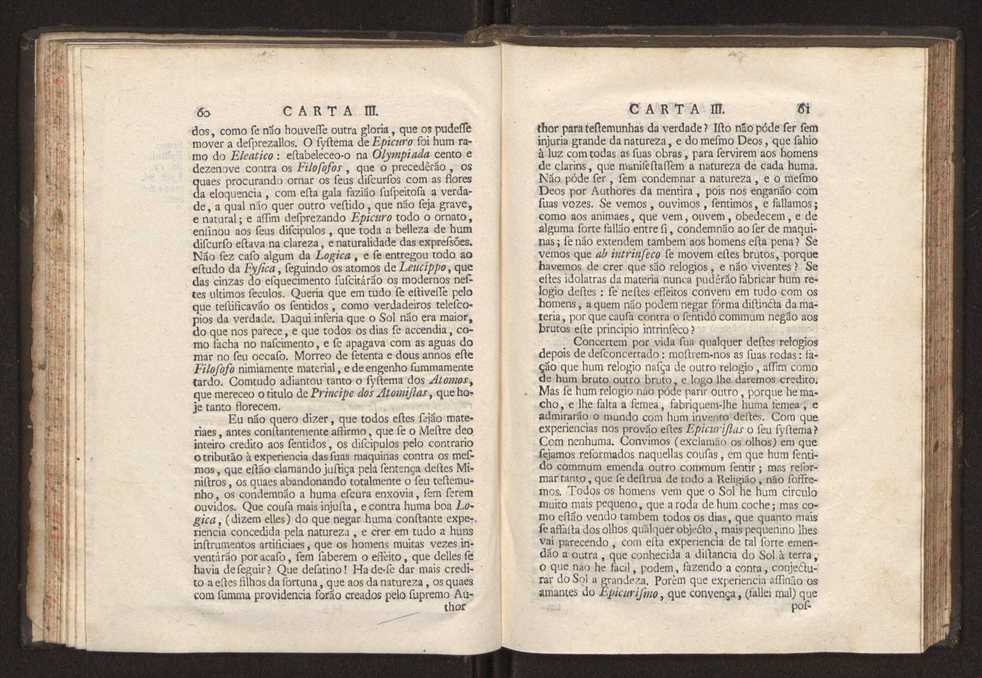 Cartas, em que se d notcia da origem, e progresso das sciencias, escritas ao doutor Jos da Costa Leito por hum seu amigo, e dadas  luz pelo mesmo para utilidade dos curiosos 32