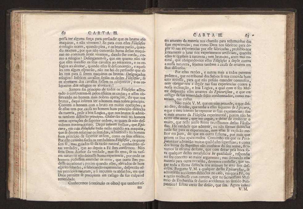 Cartas, em que se d notcia da origem, e progresso das sciencias, escritas ao doutor Jos da Costa Leito por hum seu amigo, e dadas  luz pelo mesmo para utilidade dos curiosos 33