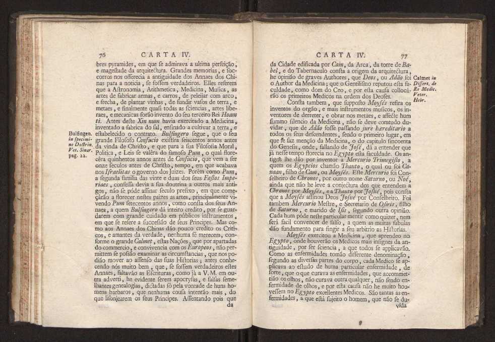 Cartas, em que se d notcia da origem, e progresso das sciencias, escritas ao doutor Jos da Costa Leito por hum seu amigo, e dadas  luz pelo mesmo para utilidade dos curiosos 40