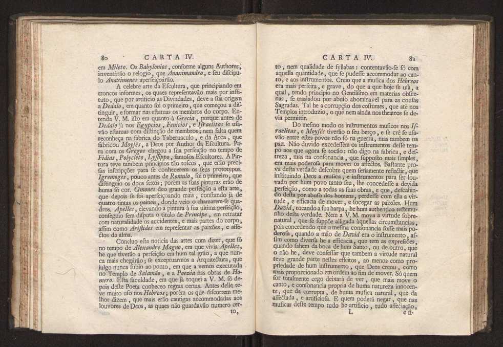 Cartas, em que se d notcia da origem, e progresso das sciencias, escritas ao doutor Jos da Costa Leito por hum seu amigo, e dadas  luz pelo mesmo para utilidade dos curiosos 42