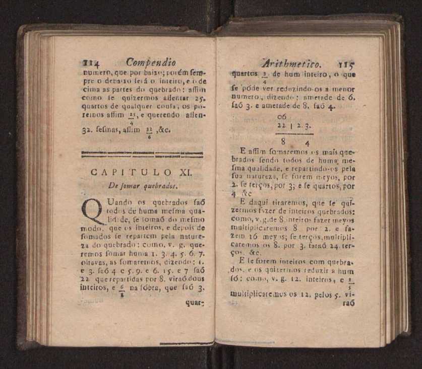 Compendio arithmetico : obra muito util para principiantes aprenderem com facilidade todas as especies de conta, & saberem usar dellas, com suas taboas no fim, em que se achara diminuidas as moedas de ouro deste reyno ... 66