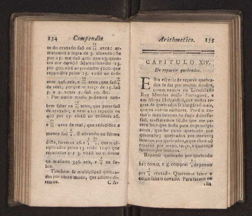 Compendio arithmetico : obra muito util para principiantes aprenderem com facilidade todas as especies de conta, & saberem usar dellas, com suas taboas no fim, em que se achara diminuidas as moedas de ouro deste reyno ... 76