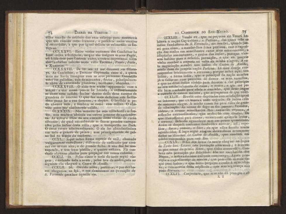 Diario da viagem que em visita, e correio das povoaes da Capitania de S. Joze do Rio Negro fez o ouvidor,... Francisco Xavier Ribeiro de Sampaio, no anno de 1774 e 1775 41