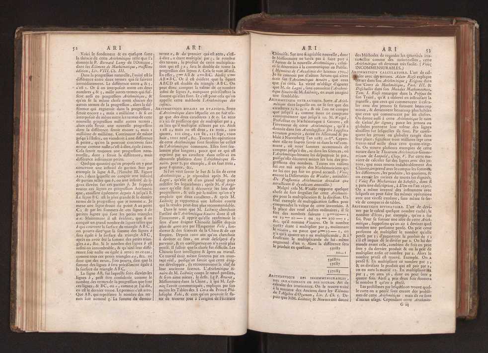 Dictionnaire universel de Mathematique et de Physique, ... Vol. 1 44