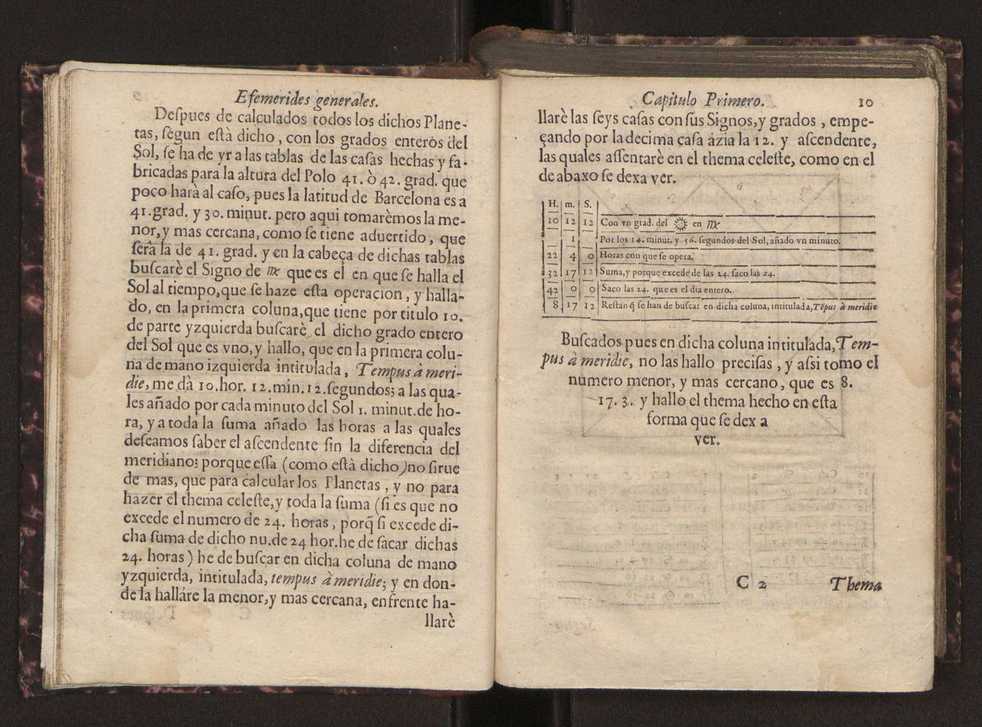 Efemerides generales de los movimientos de los Cielos por 64 aos desde el de 1637 hasta el de 1700, segundo Fycho y Copernico, que mas conforman la verdad 24