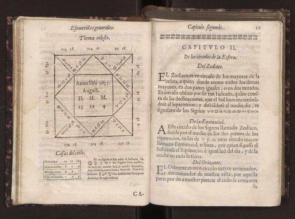 Efemerides generales de los movimientos de los Cielos por 64 aos desde el de 1637 hasta el de 1700, segundo Fycho y Copernico, que mas conforman la verdad 30