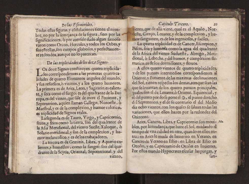 Efemerides generales de los movimientos de los Cielos por 64 aos desde el de 1637 hasta el de 1700, segundo Fycho y Copernico, que mas conforman la verdad 34