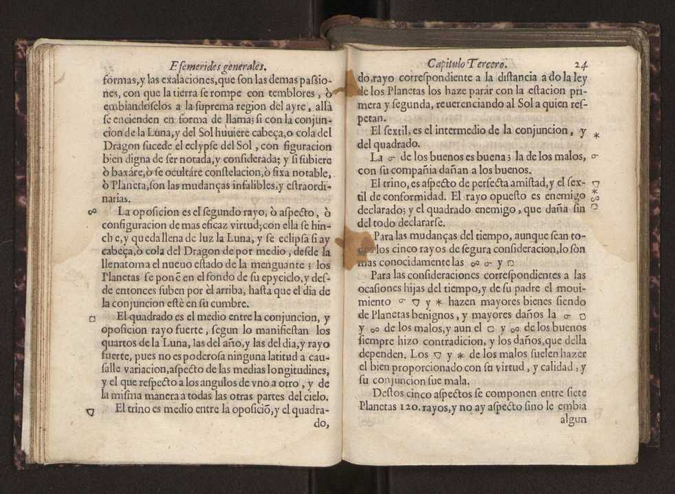 Efemerides generales de los movimientos de los Cielos por 64 aos desde el de 1637 hasta el de 1700, segundo Fycho y Copernico, que mas conforman la verdad 38