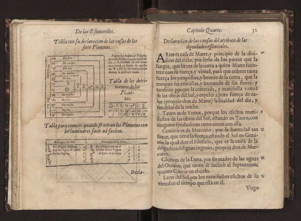 Efemerides generales de los movimientos de los Cielos por 64 aos desde el de 1637 hasta el de 1700, segundo Fycho y Copernico, que mas conforman la verdad 46