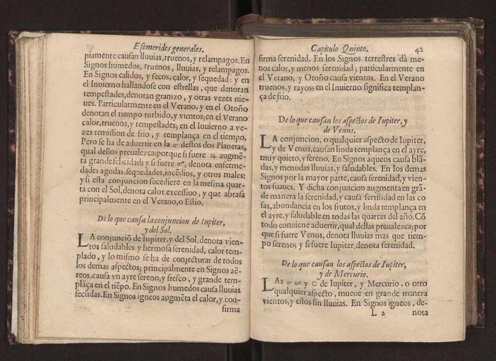 Efemerides generales de los movimientos de los Cielos por 64 aos desde el de 1637 hasta el de 1700, segundo Fycho y Copernico, que mas conforman la verdad 56