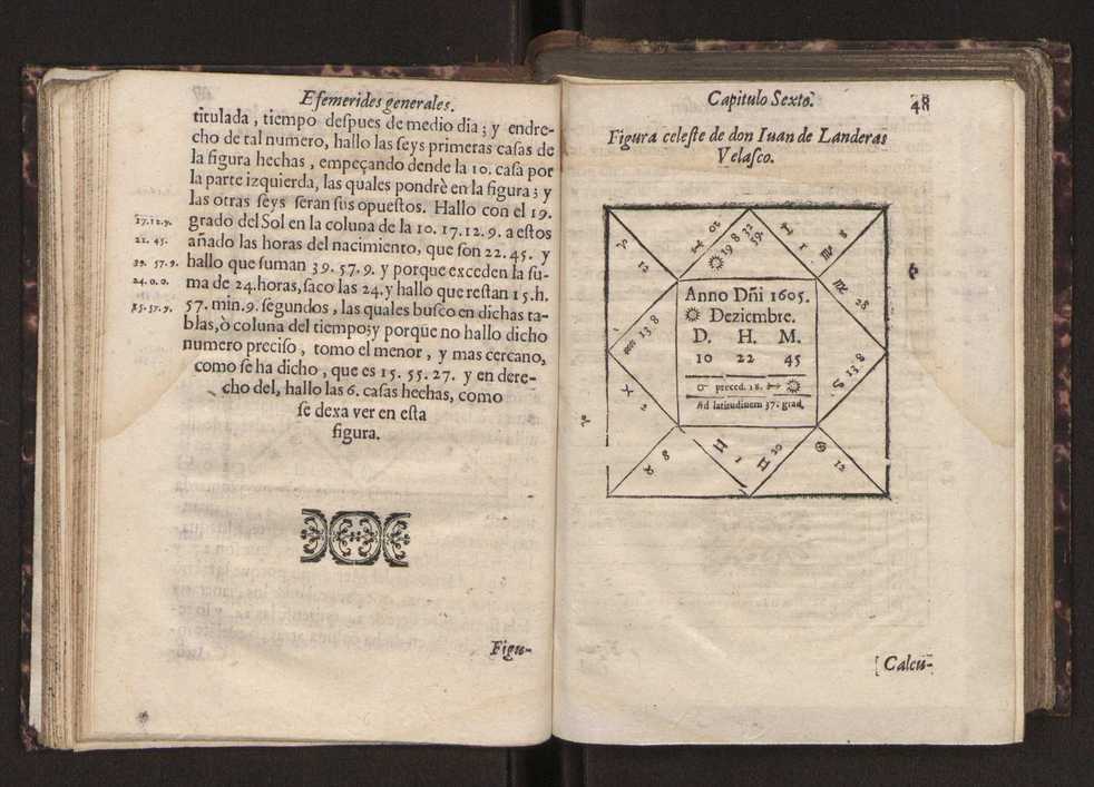 Efemerides generales de los movimientos de los Cielos por 64 aos desde el de 1637 hasta el de 1700, segundo Fycho y Copernico, que mas conforman la verdad 62