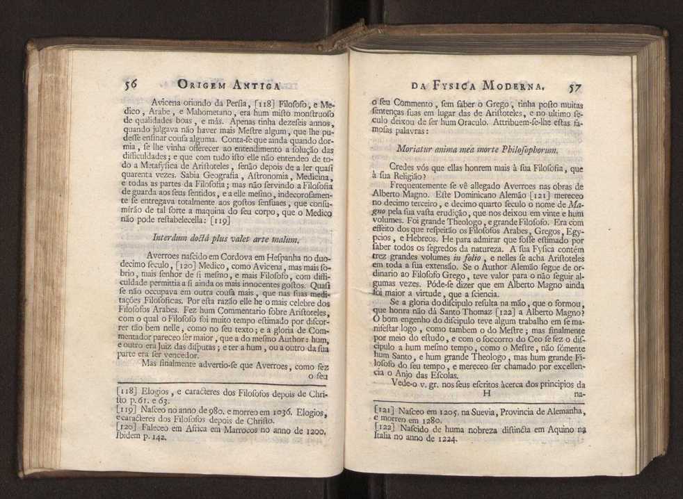 Origem antiga da fysica moderna : em que se v pelos discursos de diversas cartas o que a Fysica moderna tem de comum com a antiga ; o grau de perfeio da Fysica moderna sobre a antiga e os meios que tem levado a Fysica a este gro de perfeio. Vol. 1 47