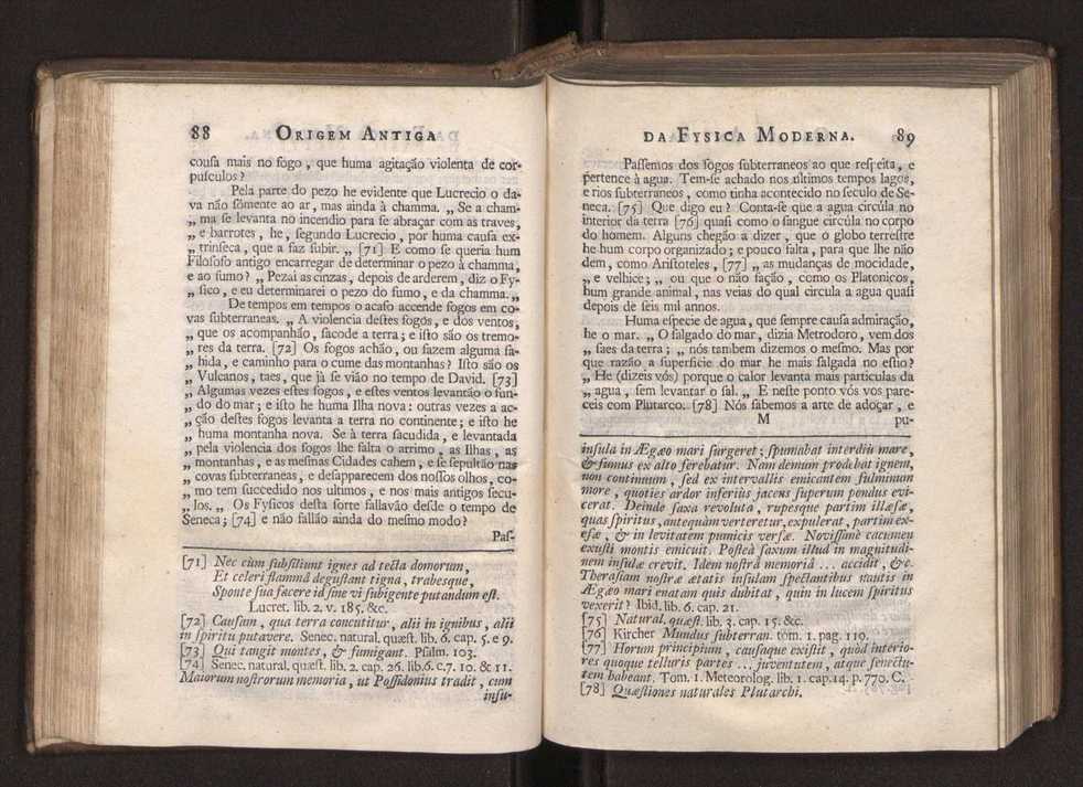 Origem antiga da fysica moderna : em que se v pelos discursos de diversas cartas o que a Fysica moderna tem de comum com a antiga ; o grau de perfeio da Fysica moderna sobre a antiga e os meios que tem levado a Fysica a este gro de perfeio. Vol. 1 63