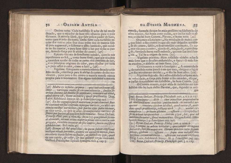 Origem antiga da fysica moderna : em que se v pelos discursos de diversas cartas o que a Fysica moderna tem de comum com a antiga ; o grau de perfeio da Fysica moderna sobre a antiga e os meios que tem levado a Fysica a este gro de perfeio. Vol. 2 29