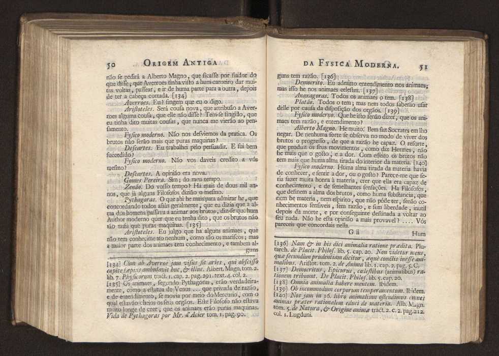 Origem antiga da fysica moderna : em que se v pelos discursos de diversas cartas o que a Fysica moderna tem de comum com a antiga ; o grau de perfeio da Fysica moderna sobre a antiga e os meios que tem levado a Fysica a este gro de perfeio. Vol. 3 30