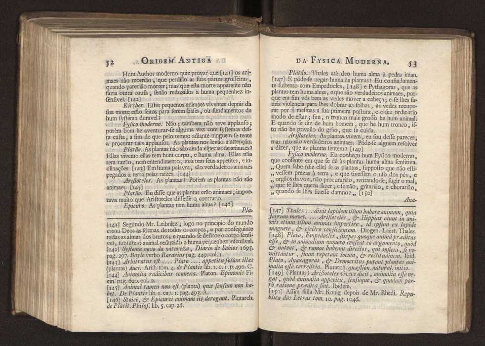 Origem antiga da fysica moderna : em que se v pelos discursos de diversas cartas o que a Fysica moderna tem de comum com a antiga ; o grau de perfeio da Fysica moderna sobre a antiga e os meios que tem levado a Fysica a este gro de perfeio. Vol. 3 31