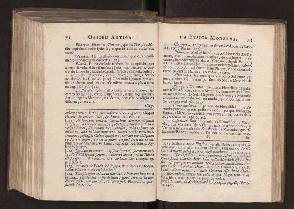 Origem antiga da fysica moderna : em que se v pelos discursos de diversas cartas o que a Fysica moderna tem de comum com a antiga ; o grau de perfeio da Fysica moderna sobre a antiga e os meios que tem levado a Fysica a este gro de perfeio. Vol. 3 41