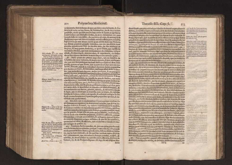 Polyanthea medicinal. Noticias galenicas, e chymicas, repartidas em tres tratados ... por Joam Curvo Semmedo ... 414