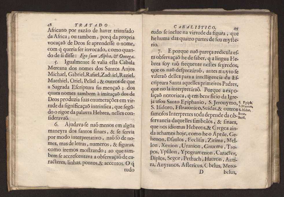 Tratado da sciencia cabala, ou noticia da arte cabalistica. Composto por Dom Francisco Manoel de Mello. Obra posthuma. dedicado ao illustrissimo senhor D. Fran.co Caetano Mascarenhas, prior mr de Aviz, do Conselho de S. Magestade, &c. por Mathias Pereyra da Silva 33