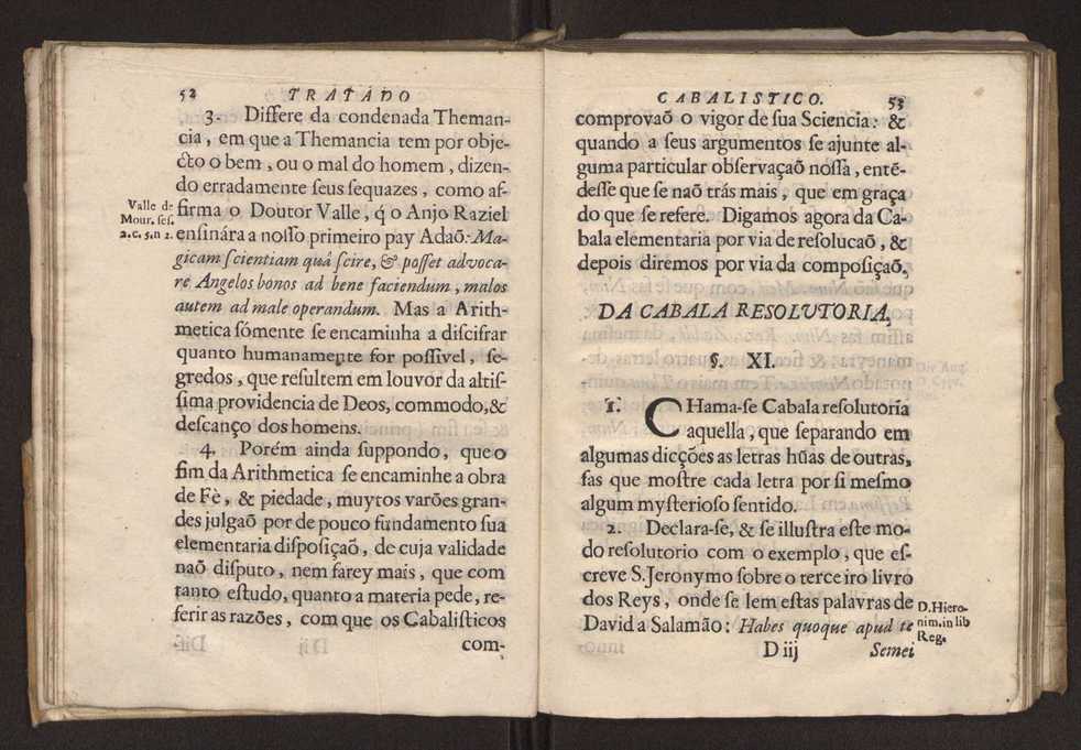 Tratado da sciencia cabala, ou noticia da arte cabalistica. Composto por Dom Francisco Manoel de Mello. Obra posthuma. dedicado ao illustrissimo senhor D. Fran.co Caetano Mascarenhas, prior mr de Aviz, do Conselho de S. Magestade, &c. por Mathias Pereyra da Silva 35