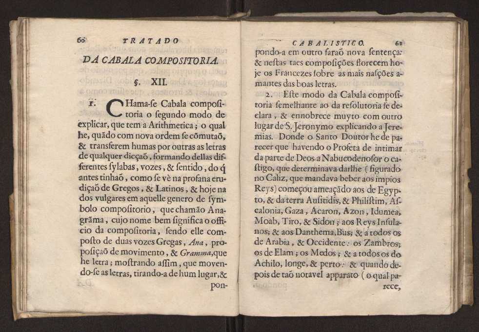 Tratado da sciencia cabala, ou noticia da arte cabalistica. Composto por Dom Francisco Manoel de Mello. Obra posthuma. dedicado ao illustrissimo senhor D. Fran.co Caetano Mascarenhas, prior mr de Aviz, do Conselho de S. Magestade, &c. por Mathias Pereyra da Silva 39