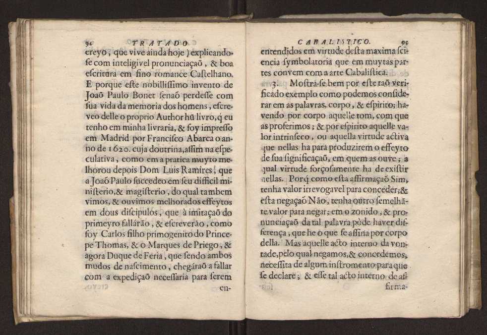 Tratado da sciencia cabala, ou noticia da arte cabalistica. Composto por Dom Francisco Manoel de Mello. Obra posthuma. dedicado ao illustrissimo senhor D. Fran.co Caetano Mascarenhas, prior mr de Aviz, do Conselho de S. Magestade, &c. por Mathias Pereyra da Silva 54