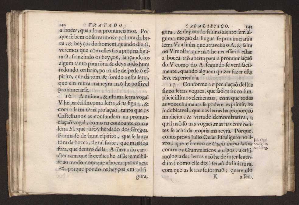 Tratado da sciencia cabala, ou noticia da arte cabalistica. Composto por Dom Francisco Manoel de Mello. Obra posthuma. dedicado ao illustrissimo senhor D. Fran.co Caetano Mascarenhas, prior mr de Aviz, do Conselho de S. Magestade, &c. por Mathias Pereyra da Silva 77