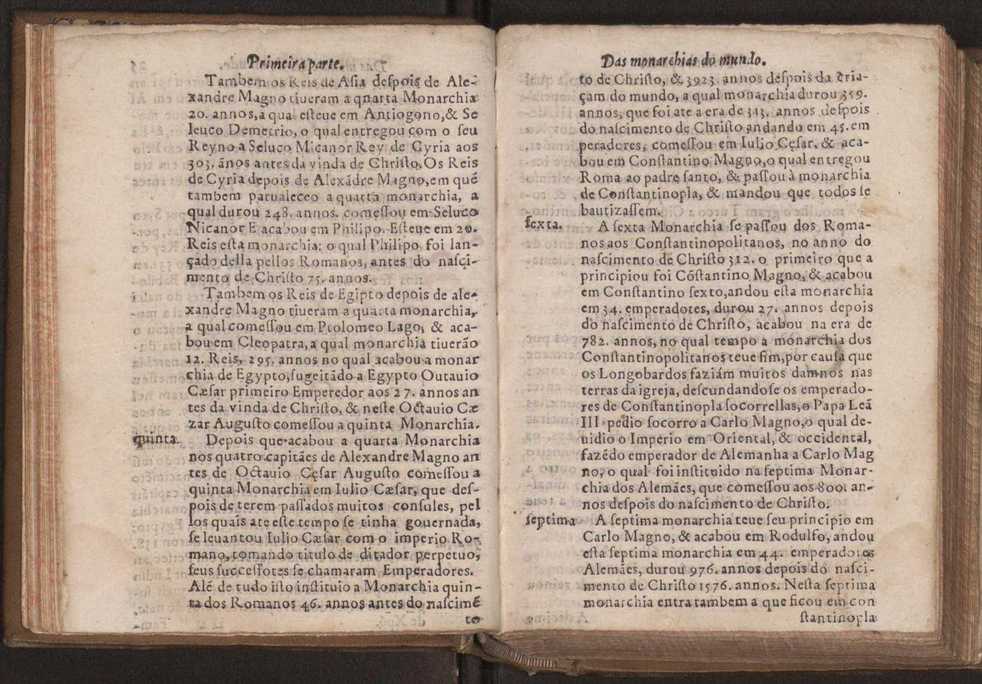 Chronographia reportorio dos tempos, no qual se contem VI. partes, s. dos tempos, esphera, cosmographia, & arte da navegao, astrologia rustica, & dos tempos, & pronosticao dos eclipses, cometas, & samenteiras. O calendario romano, c os eclypses ate 630. E no fim o uso, & fabrica da balhestilha, & quadrante gyometrico, com hum tratado dos relogios 39