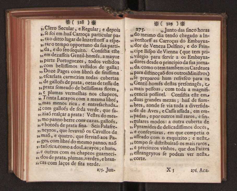 Embayxada do Conde de Villarmayor Fernando Telles da Sylva de Lisboa  corte de Vienna, e viagem da Rainha Nossa Senhora D. Maria Anna de Austria, de Vienna  Corte de Lisboa, com hu sumaria noticia das provincias, e cidades por onde se fez a jornada 175