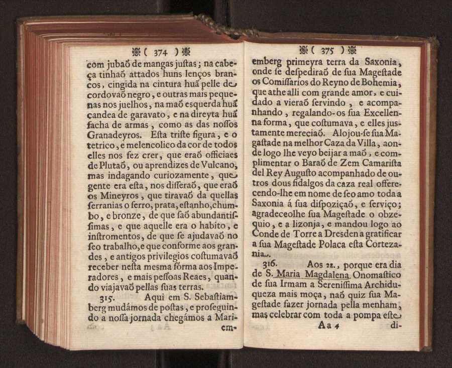 Embayxada do Conde de Villarmayor Fernando Telles da Sylva de Lisboa  corte de Vienna, e viagem da Rainha Nossa Senhora D. Maria Anna de Austria, de Vienna  Corte de Lisboa, com hu sumaria noticia das provincias, e cidades por onde se fez a jornada 198