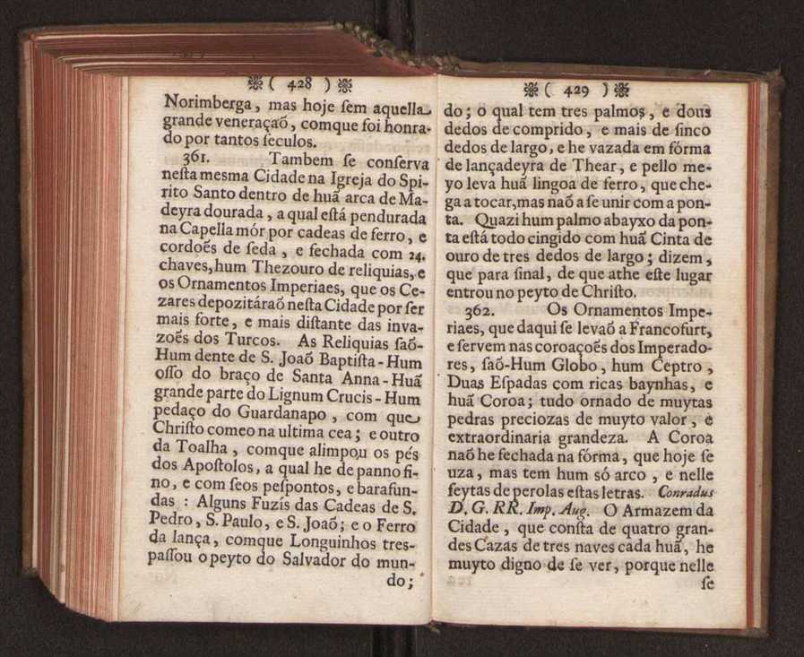 Embayxada do Conde de Villarmayor Fernando Telles da Sylva de Lisboa  corte de Vienna, e viagem da Rainha Nossa Senhora D. Maria Anna de Austria, de Vienna  Corte de Lisboa, com hu sumaria noticia das provincias, e cidades por onde se fez a jornada 225