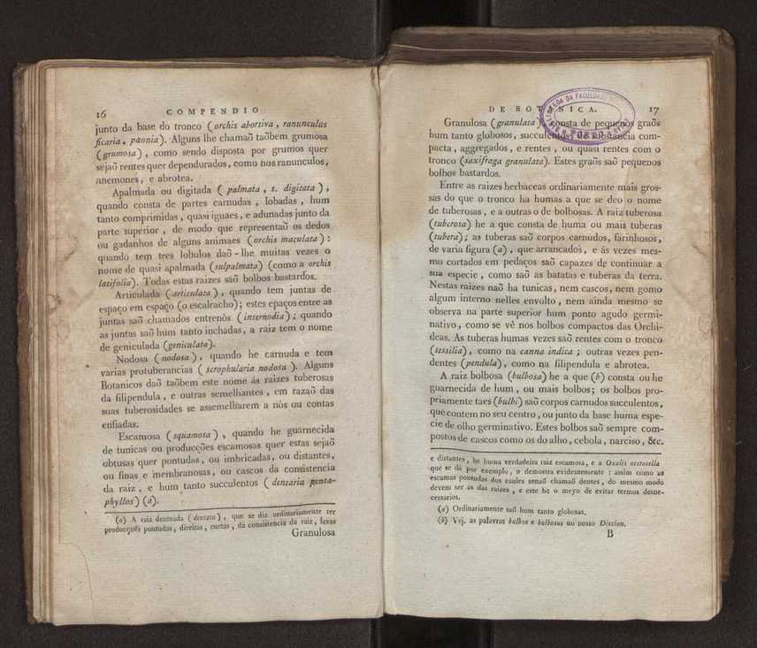 Compendio de botanica ou nooens elementares desta sciencia, segundo os melhores escritores modernos, expostas na lingua portugueza por Felix Avellar Brotero. Tomo Primeiro [- segundo] 48