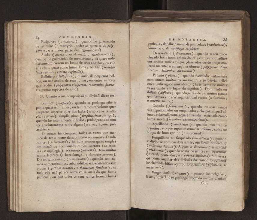 Compendio de botanica ou nooens elementares desta sciencia, segundo os melhores escritores modernos, expostas na lingua portugueza por Felix Avellar Brotero. Tomo Primeiro [- segundo] 57