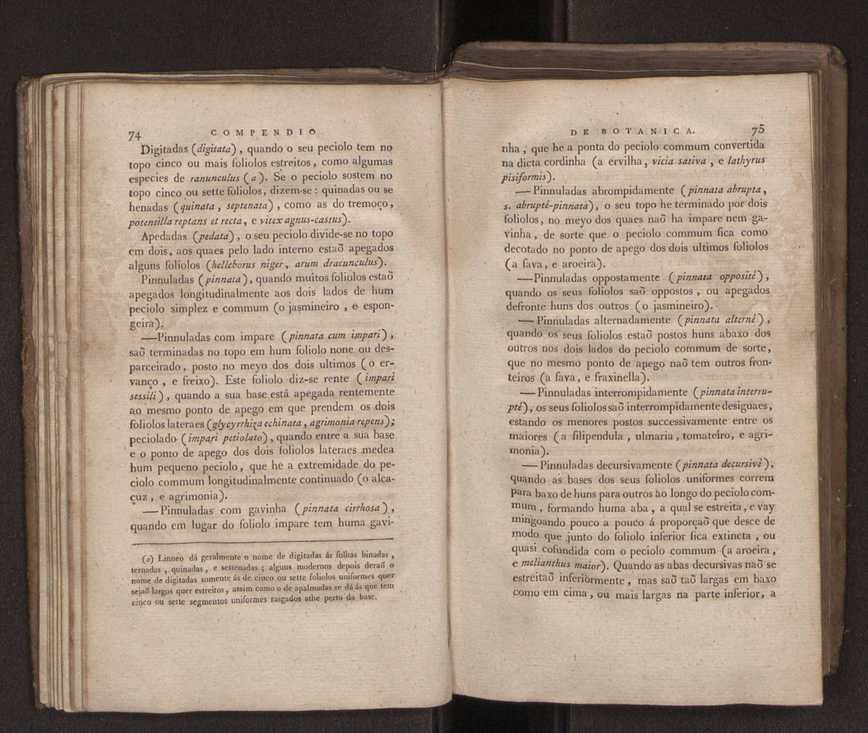 Compendio de botanica ou nooens elementares desta sciencia, segundo os melhores escritores modernos, expostas na lingua portugueza por Felix Avellar Brotero. Tomo Primeiro [- segundo] 77