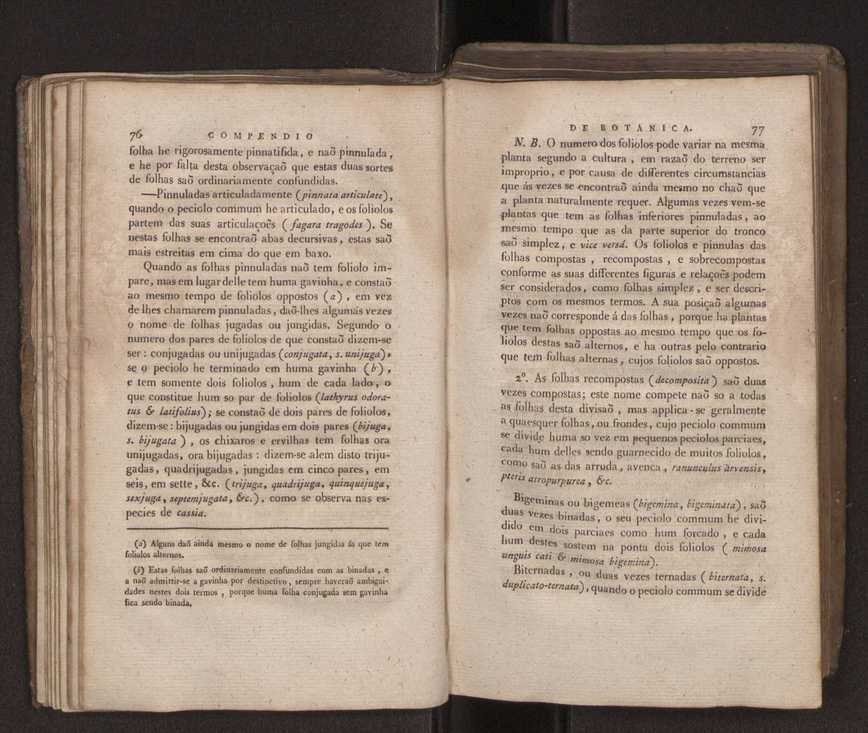 Compendio de botanica ou nooens elementares desta sciencia, segundo os melhores escritores modernos, expostas na lingua portugueza por Felix Avellar Brotero. Tomo Primeiro [- segundo] 78