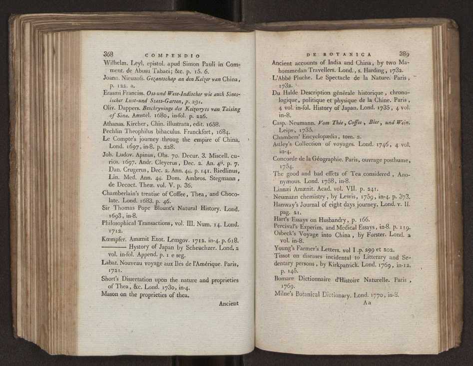 Compendio de botanica ou nooens elementares desta sciencia, segundo os melhores escritores modernos, expostas na lingua portugueza por Felix Avellar Brotero. Tomo Primeiro [- segundo] 224