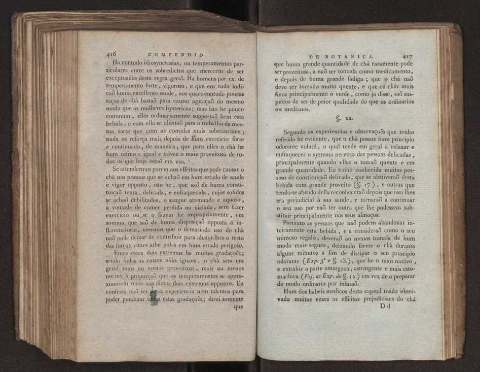 Compendio de botanica ou nooens elementares desta sciencia, segundo os melhores escritores modernos, expostas na lingua portugueza por Felix Avellar Brotero. Tomo Primeiro [- segundo] 248