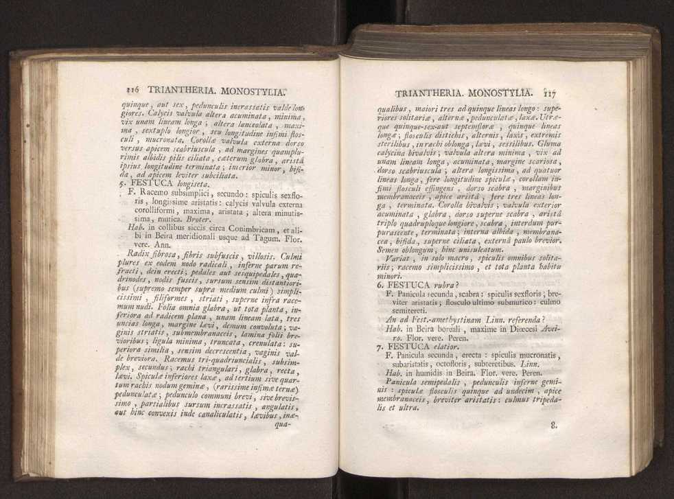 Felicis Avellar Broteri ... Flora Lusitanica, seu plantarum, quae in Lusitania vel sponte crescunt, vel frequentius colunter, ex florum praesertim sexubus systematice distributarum, synopsis. Vol. 1 69