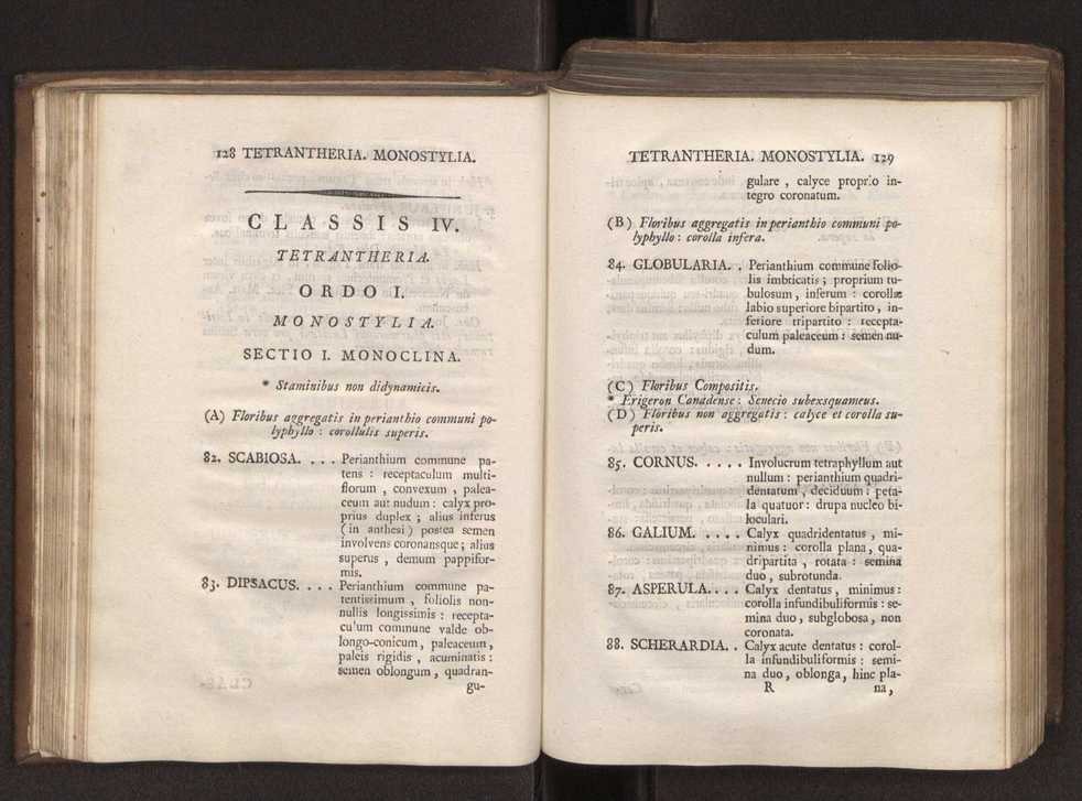 Felicis Avellar Broteri ... Flora Lusitanica, seu plantarum, quae in Lusitania vel sponte crescunt, vel frequentius colunter, ex florum praesertim sexubus systematice distributarum, synopsis. Vol. 1 75