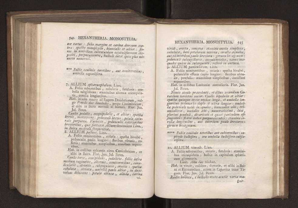 Felicis Avellar Broteri ... Flora Lusitanica, seu plantarum, quae in Lusitania vel sponte crescunt, vel frequentius colunter, ex florum praesertim sexubus systematice distributarum, synopsis. Vol. 1 282